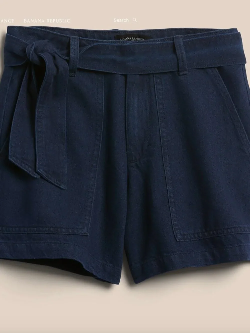 DENIM UTILITY SHORT